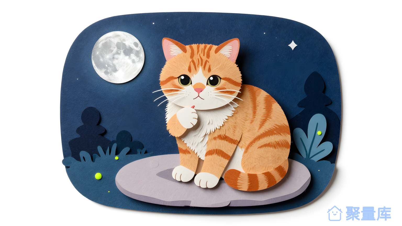 猫在夜晚 猫