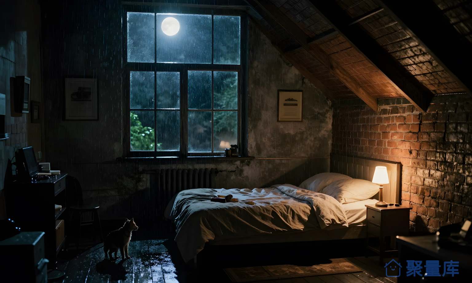 夜晚的卧室