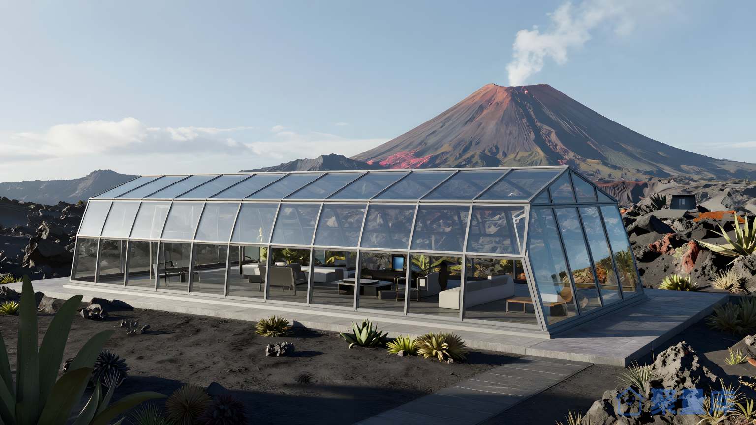 玻璃祭堂在火山前哨