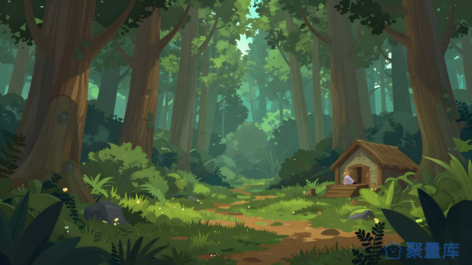 森林小屋 森林 小屋