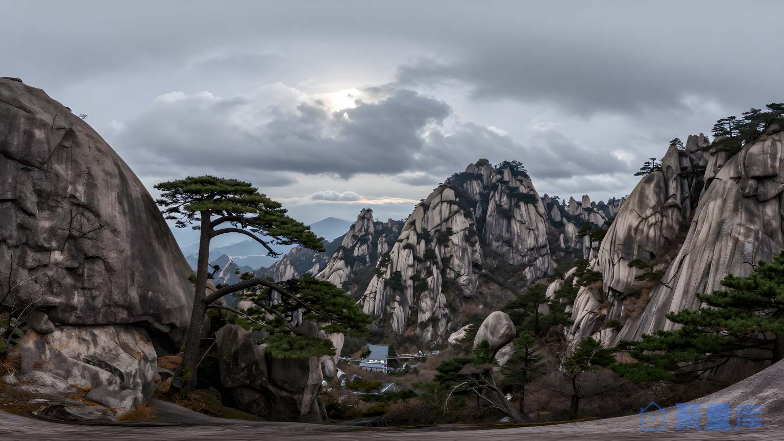 山谷景观 大自然 山谷