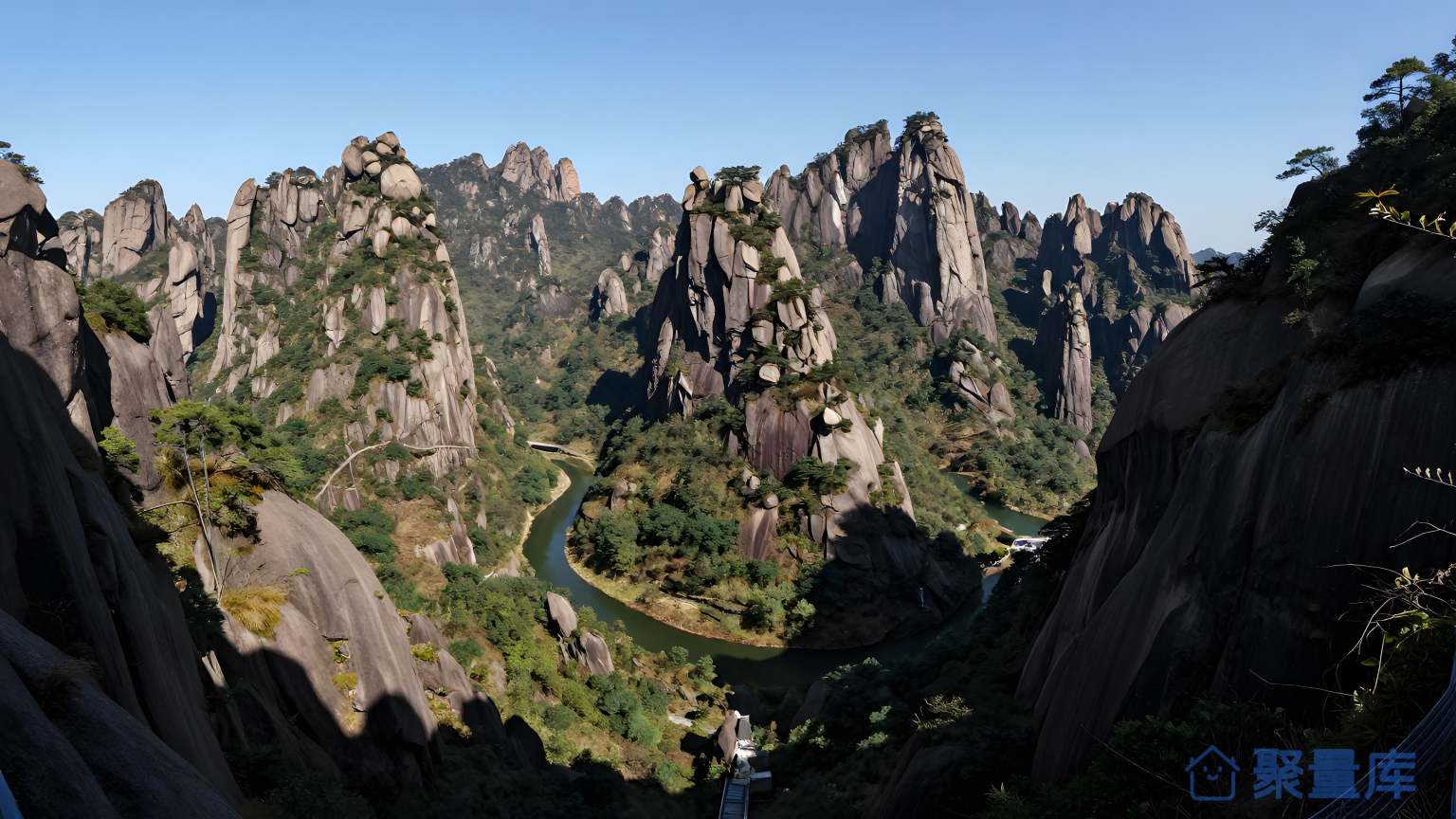 山谷景观 山谷 景观 自然风光 旅游 壮观 天然美景