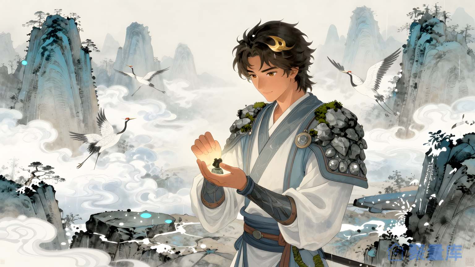 中国风景图片 人物