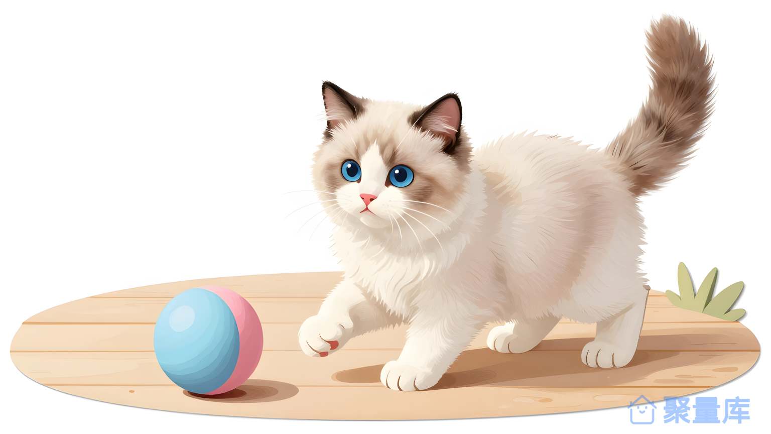 猫在玩具