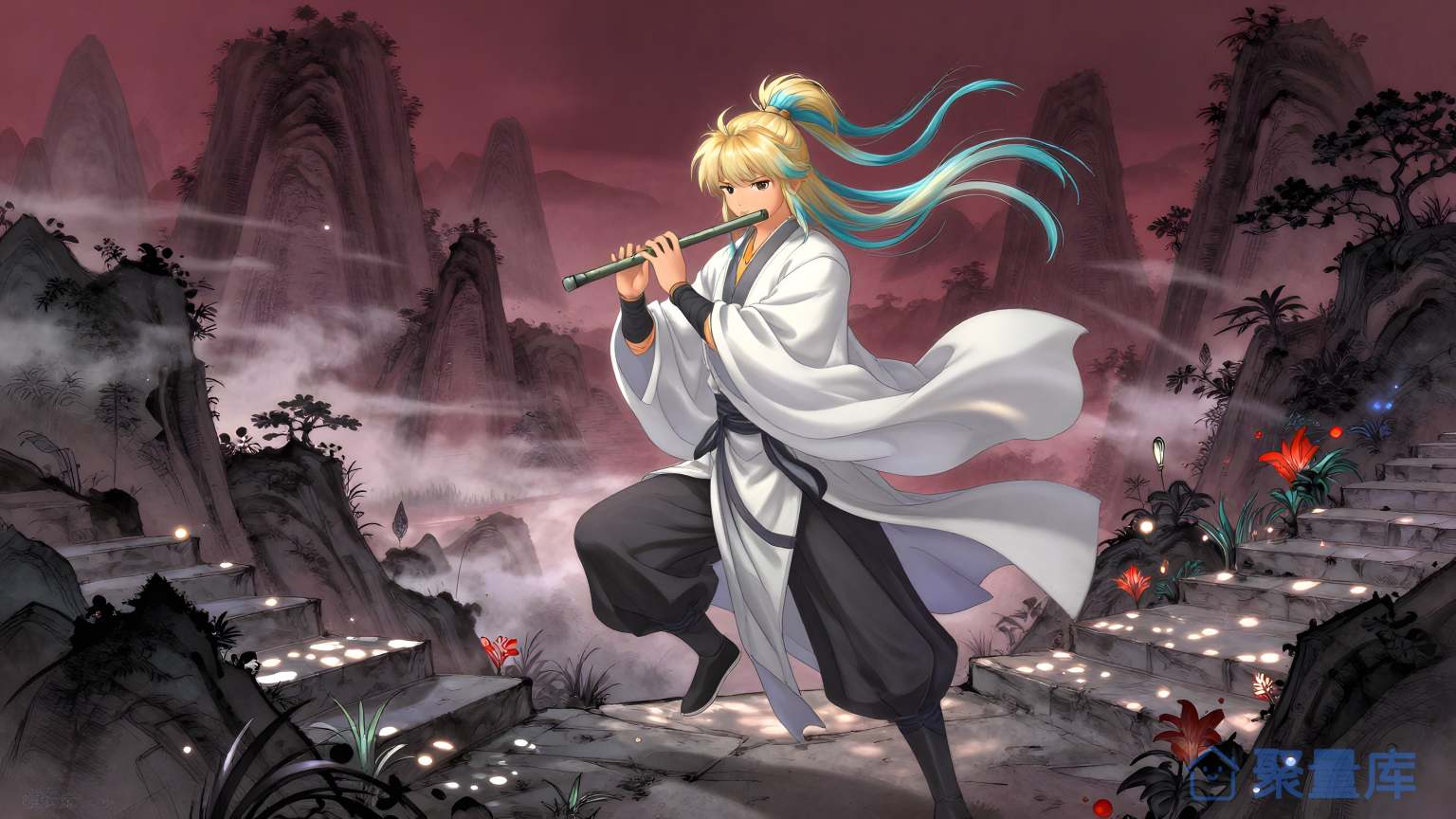 炎舞动的武士