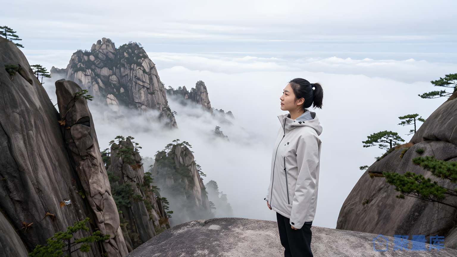 山间瞰景