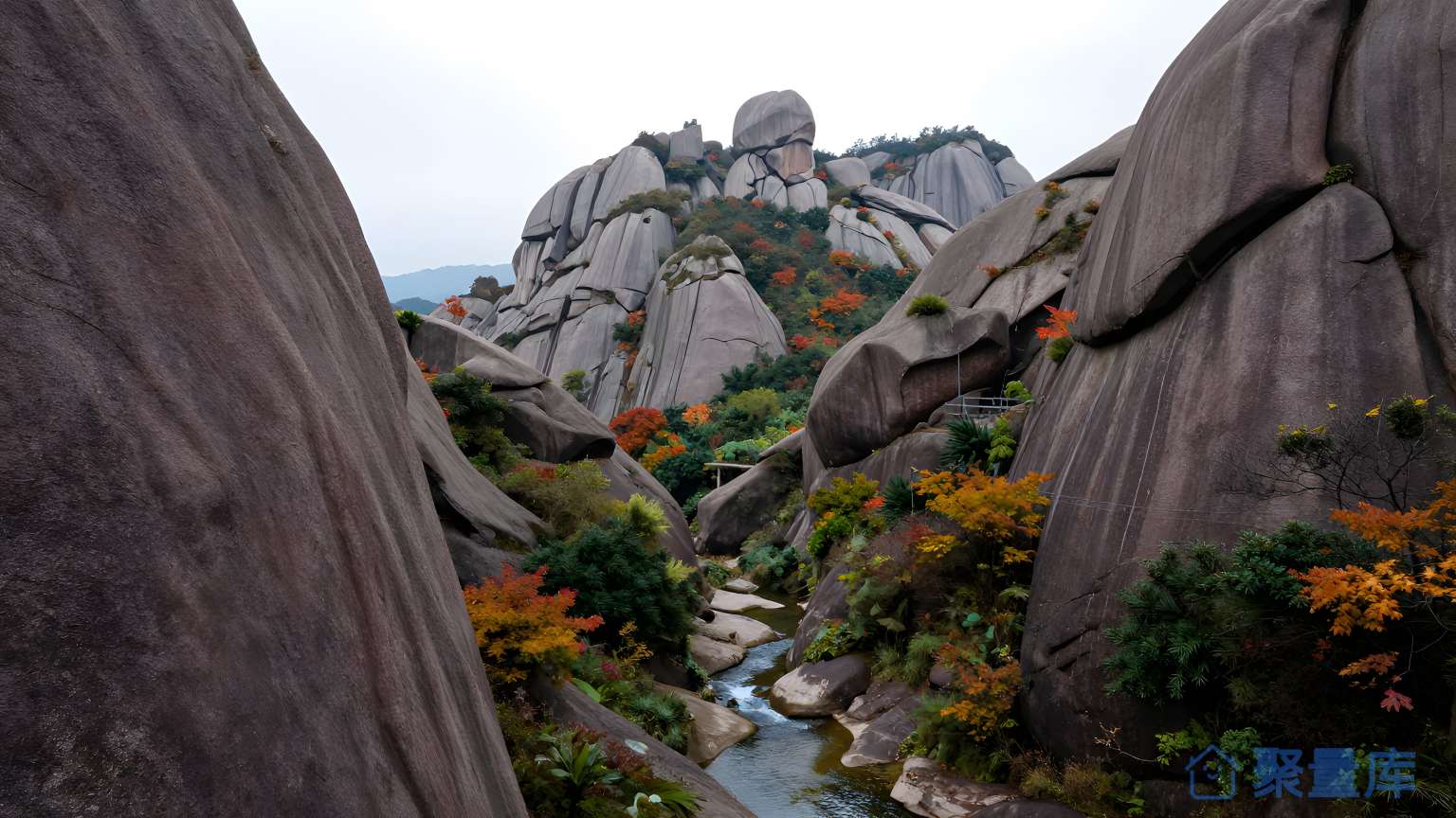 美丽山谷景观 山谷 自然风光
