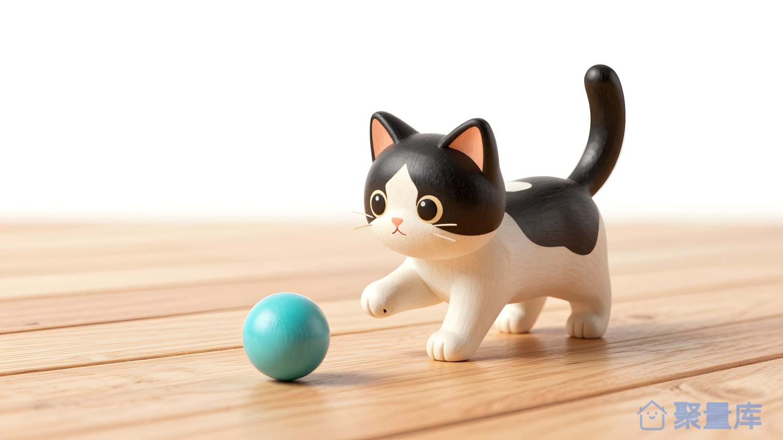 猫玩球 猫 玩 球 小