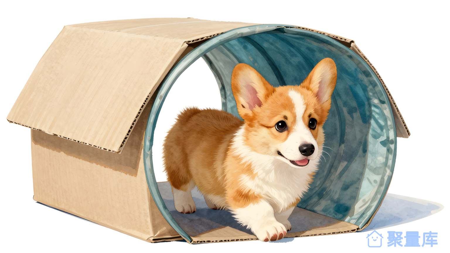 狐犬在盒子里