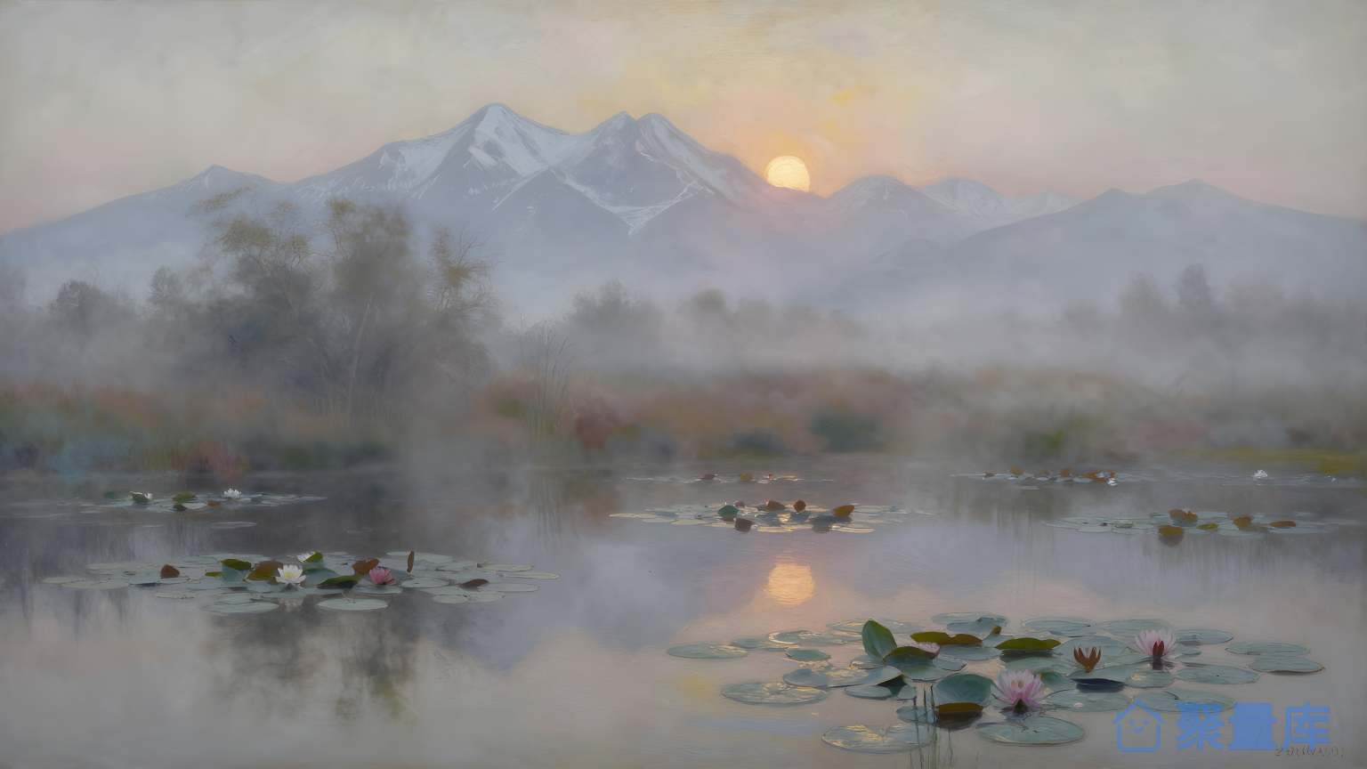 山水风景 风景 湖
