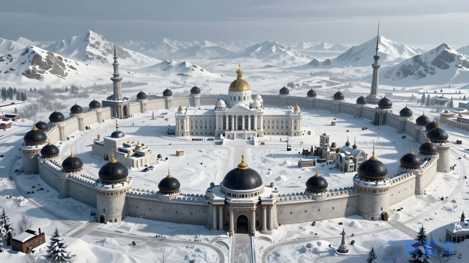 雪山城市