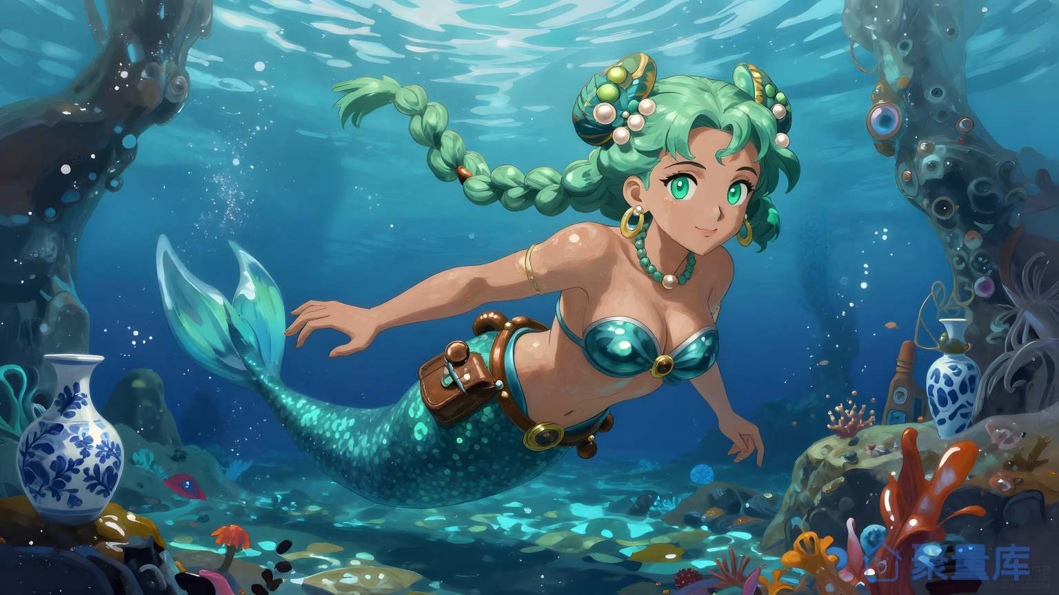 海底美女 美女 海底 游戏角色