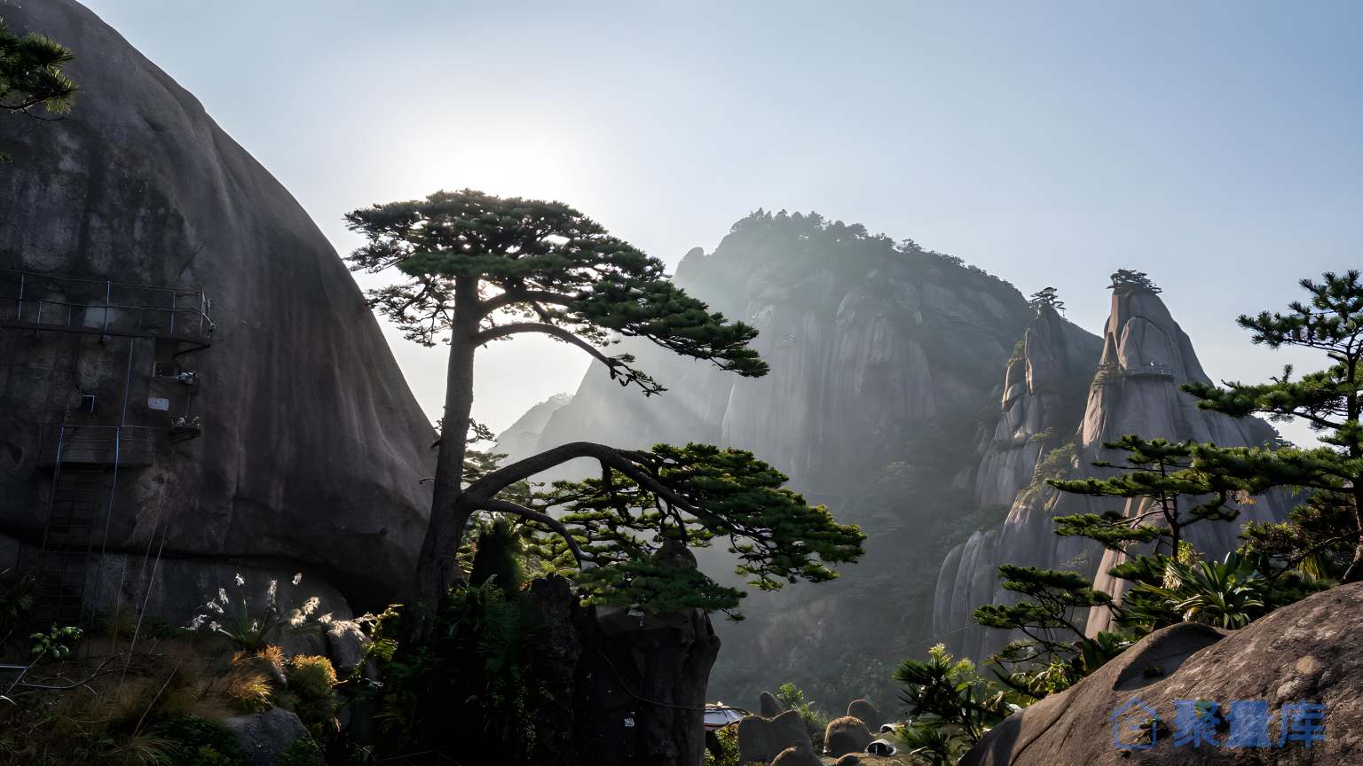 美丽的山谷景观 山谷 自然风光