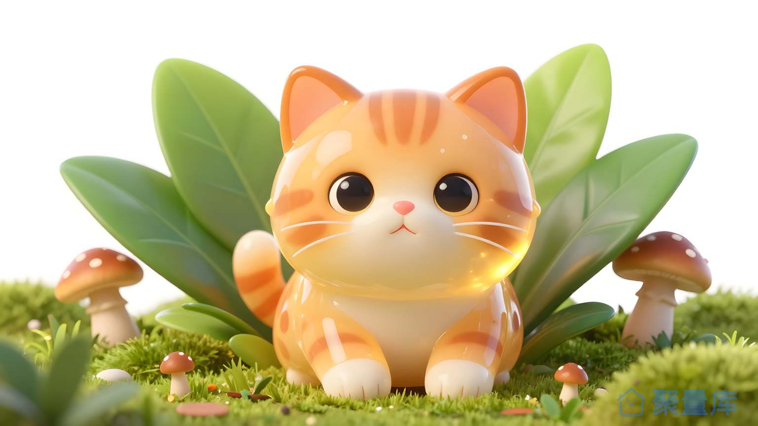 猫在草上 猫 草