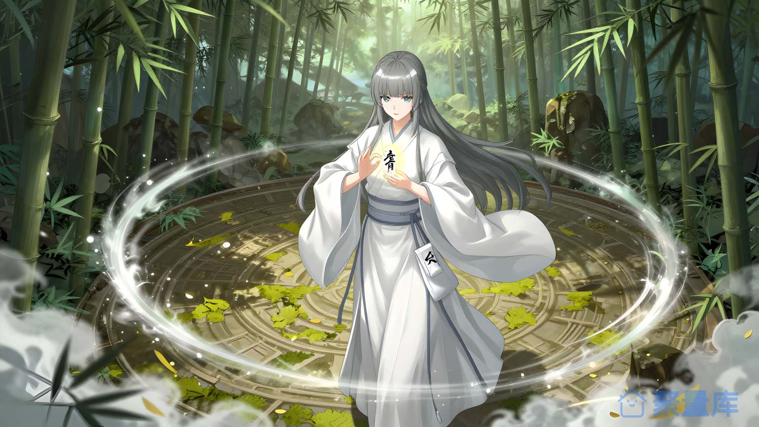 女武士在森林中 女武士