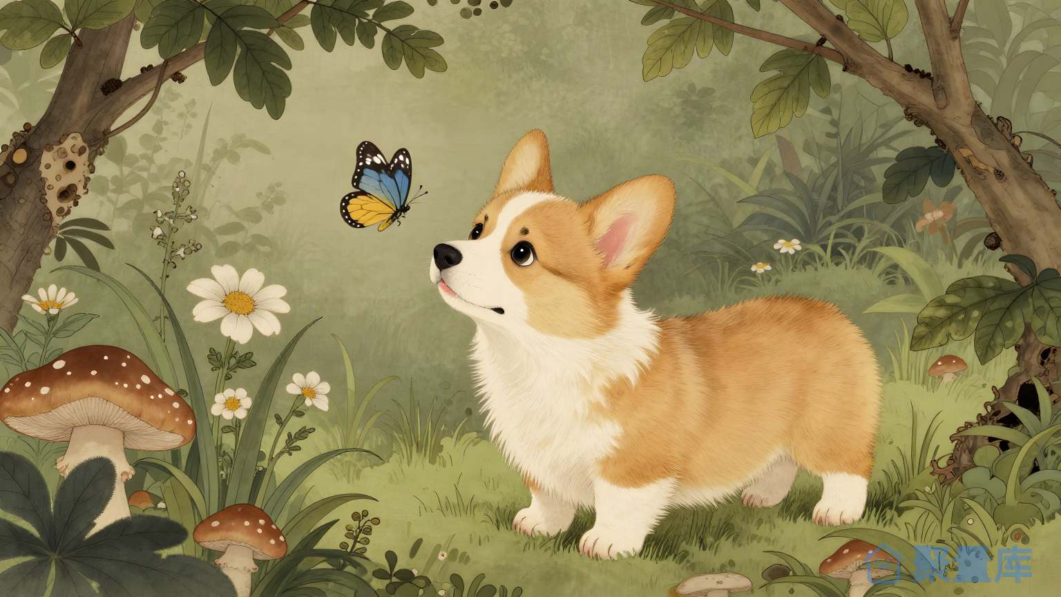 狐狸在森林里 狐狸 森林