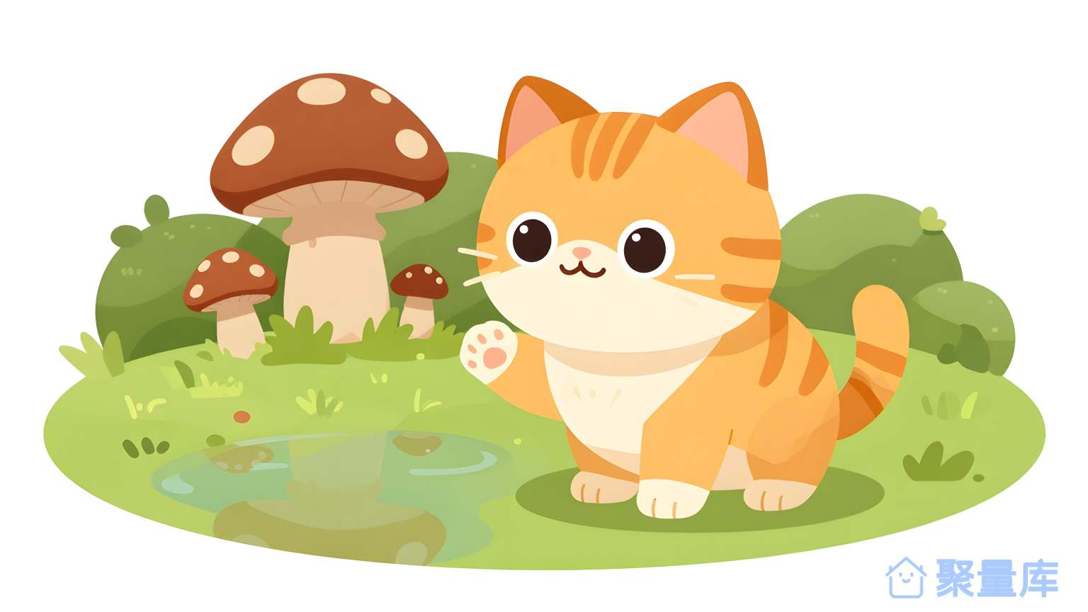 猫在森林里 猫 森林