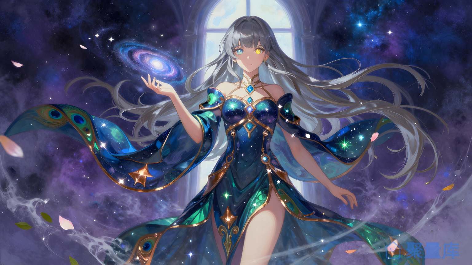 星空之旅 幻想 科幻 女性 魔法