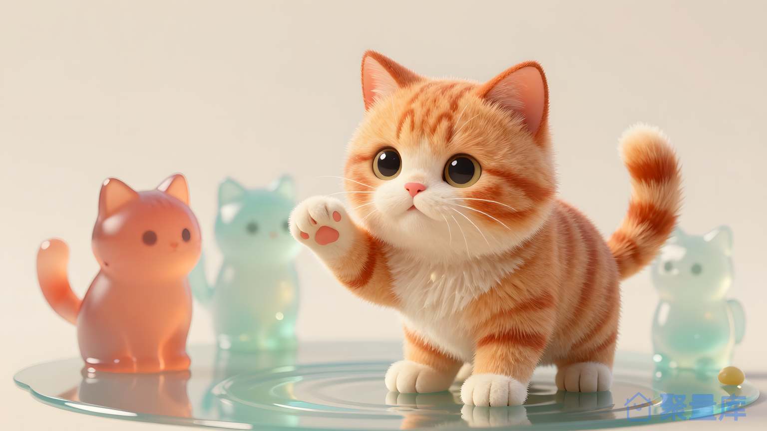 猫和小动物在一起
