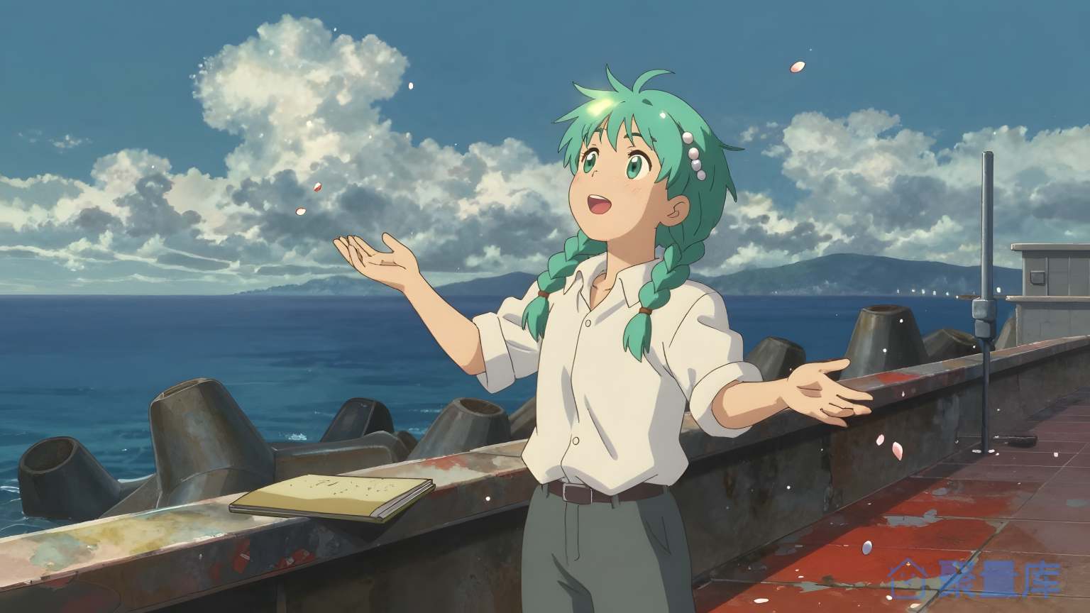 海边的少女