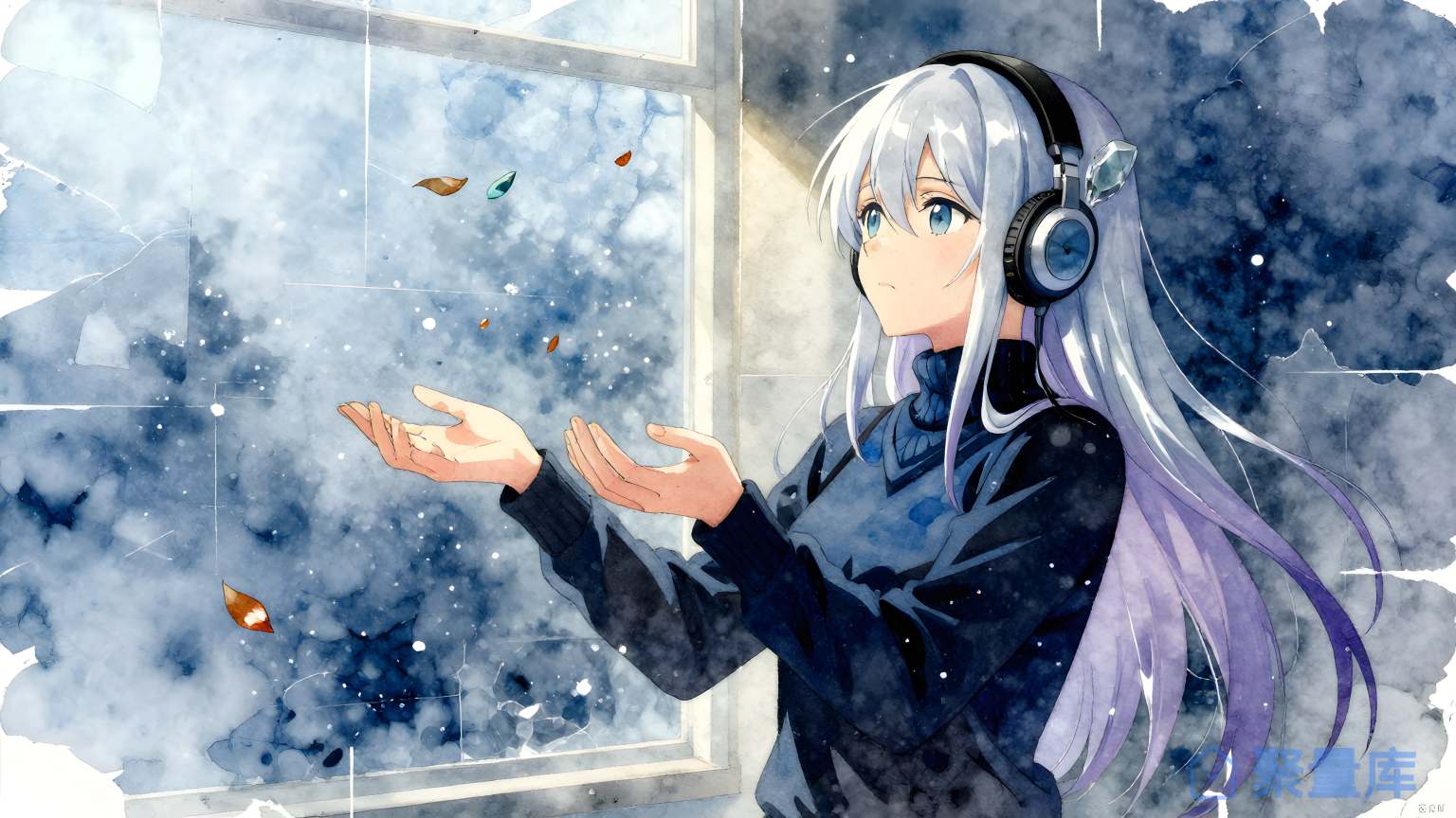 鸟飞舞的女孩
