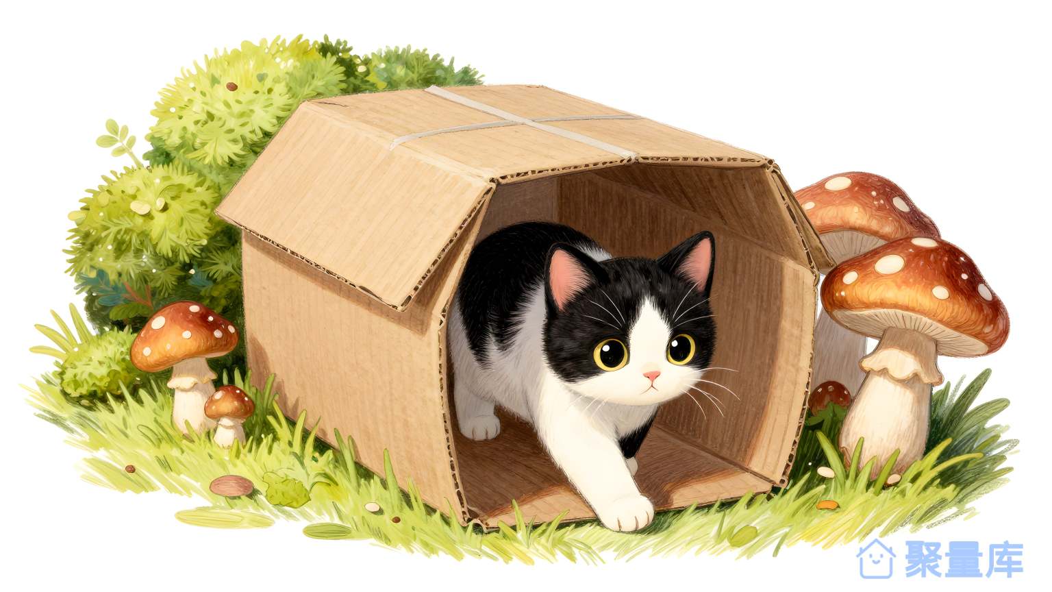猫在箱子里 猫