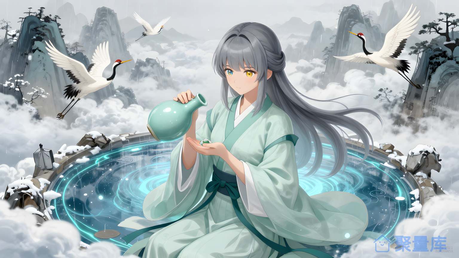 女神在花园中