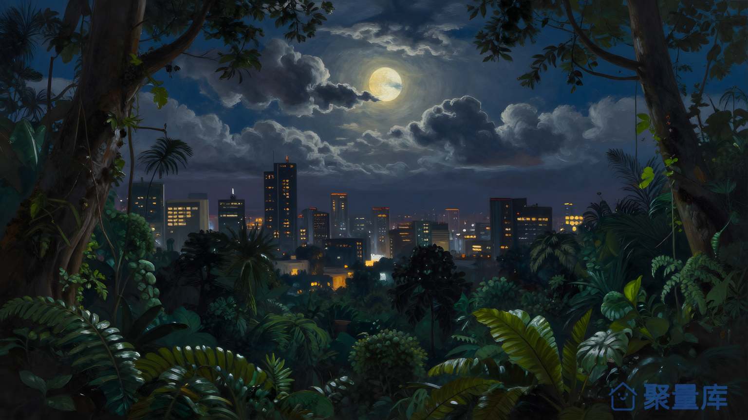 夜晚的城市 夜晚 城市