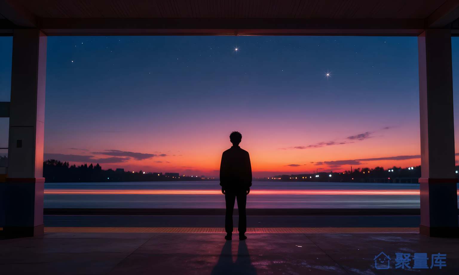 夜晚祈福