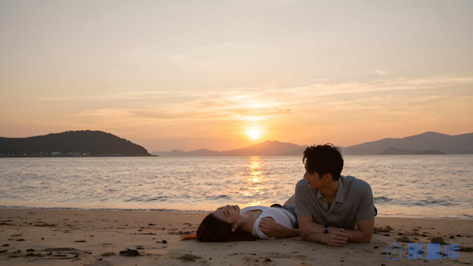 海边黄昏