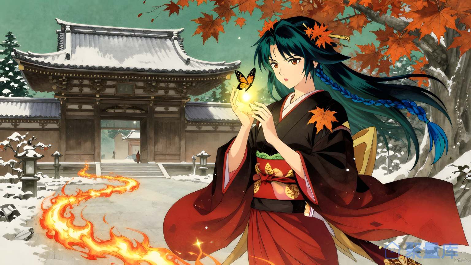 美女烟花舞动 美女