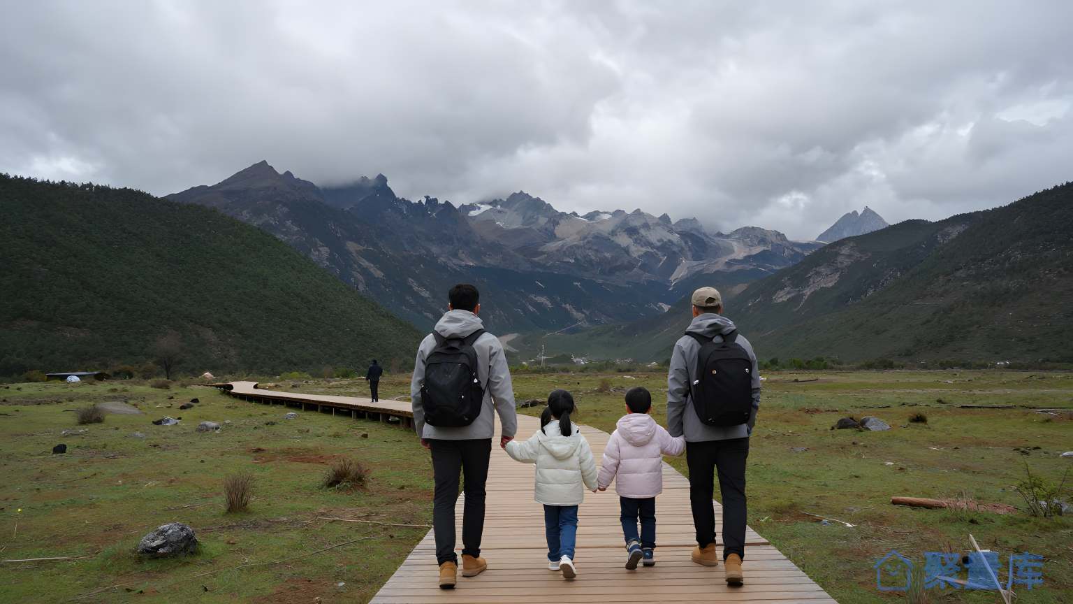 山景观光 旅游 家庭