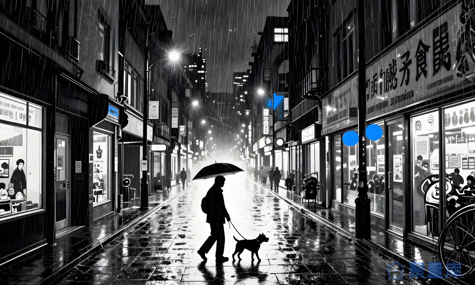 夜市街道 夜市 人