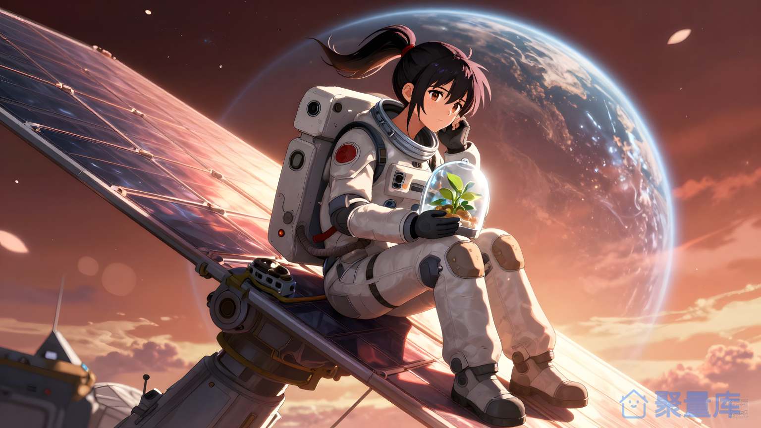 科幻空间女子