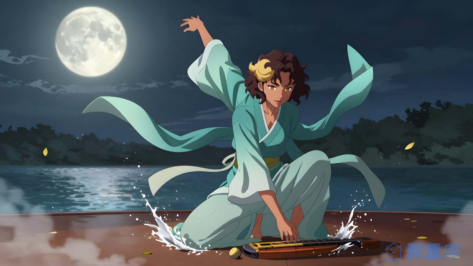 夜晚的武者