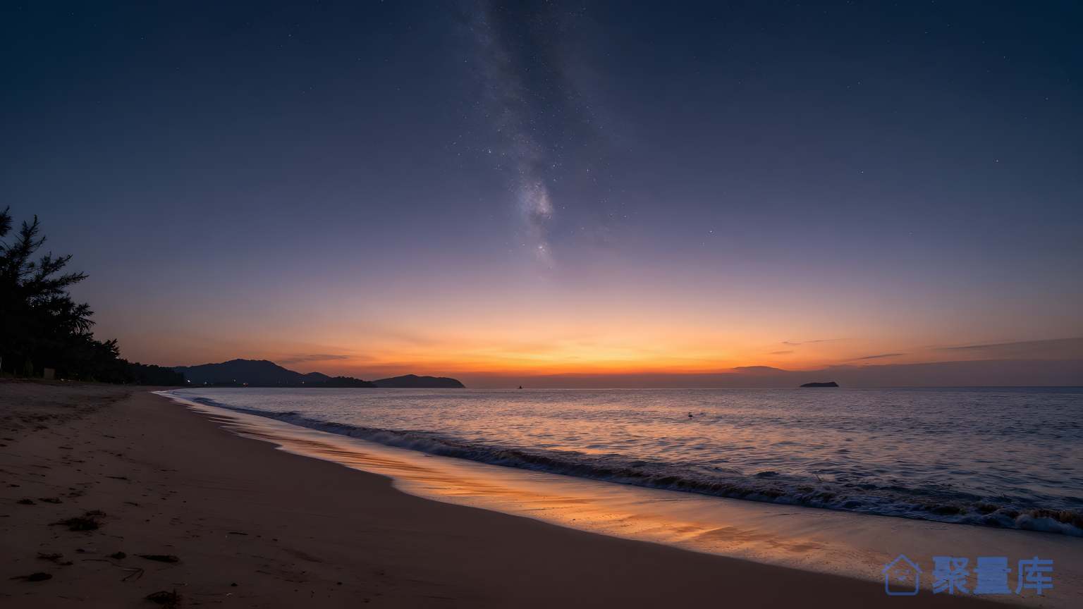 海边夕阳 海边 夕阳