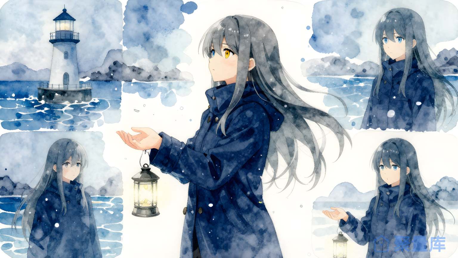 女孩在海边 女孩 海边 风景
