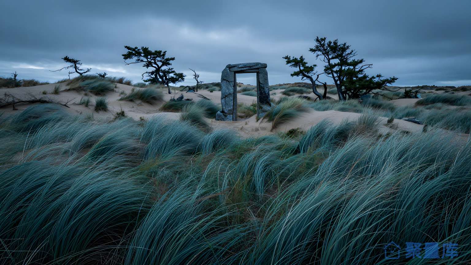 海滩风景 沙岸