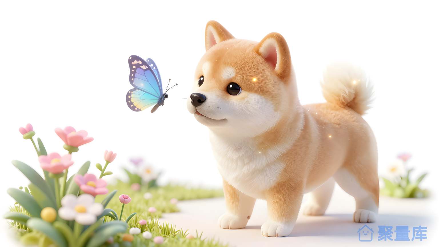 狐狗在花园里 狐狗 花园 妙兽