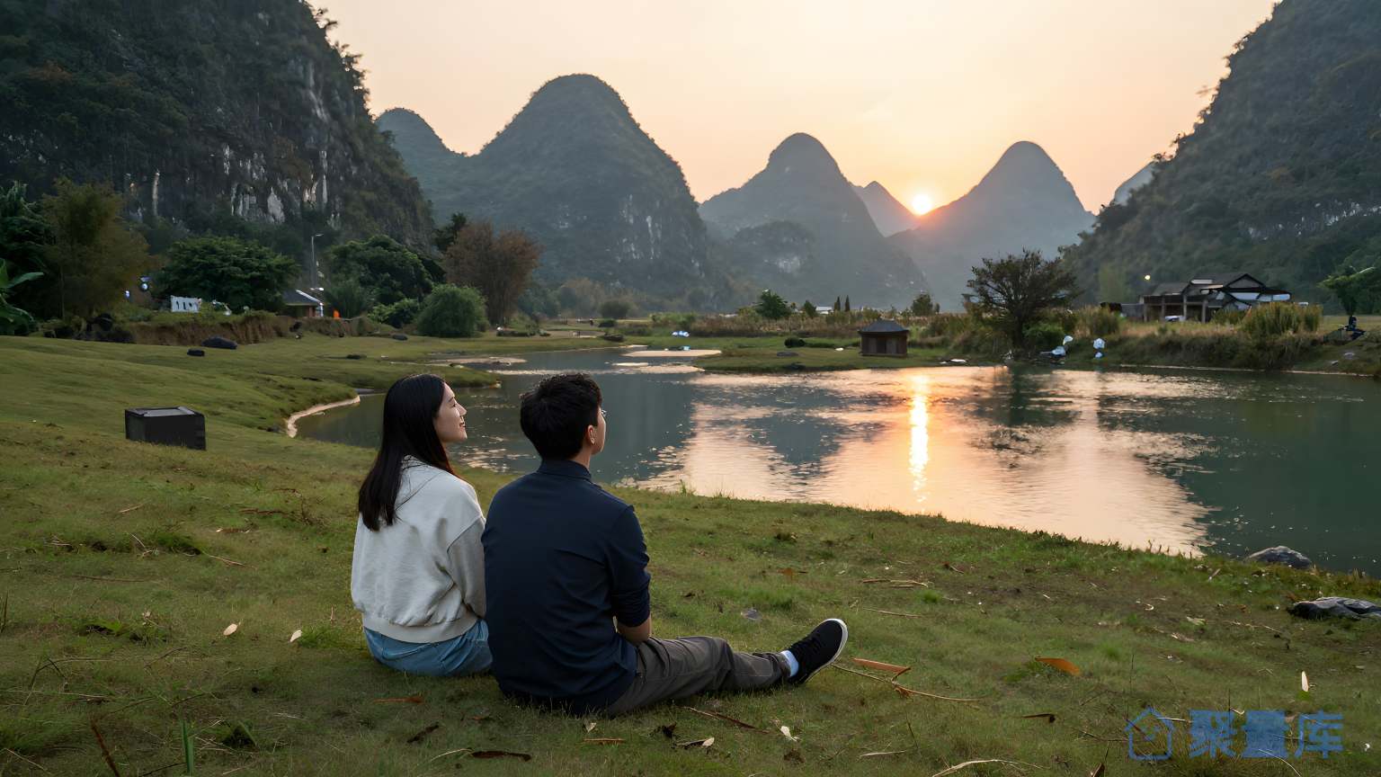 美丽的山水风光 旅游