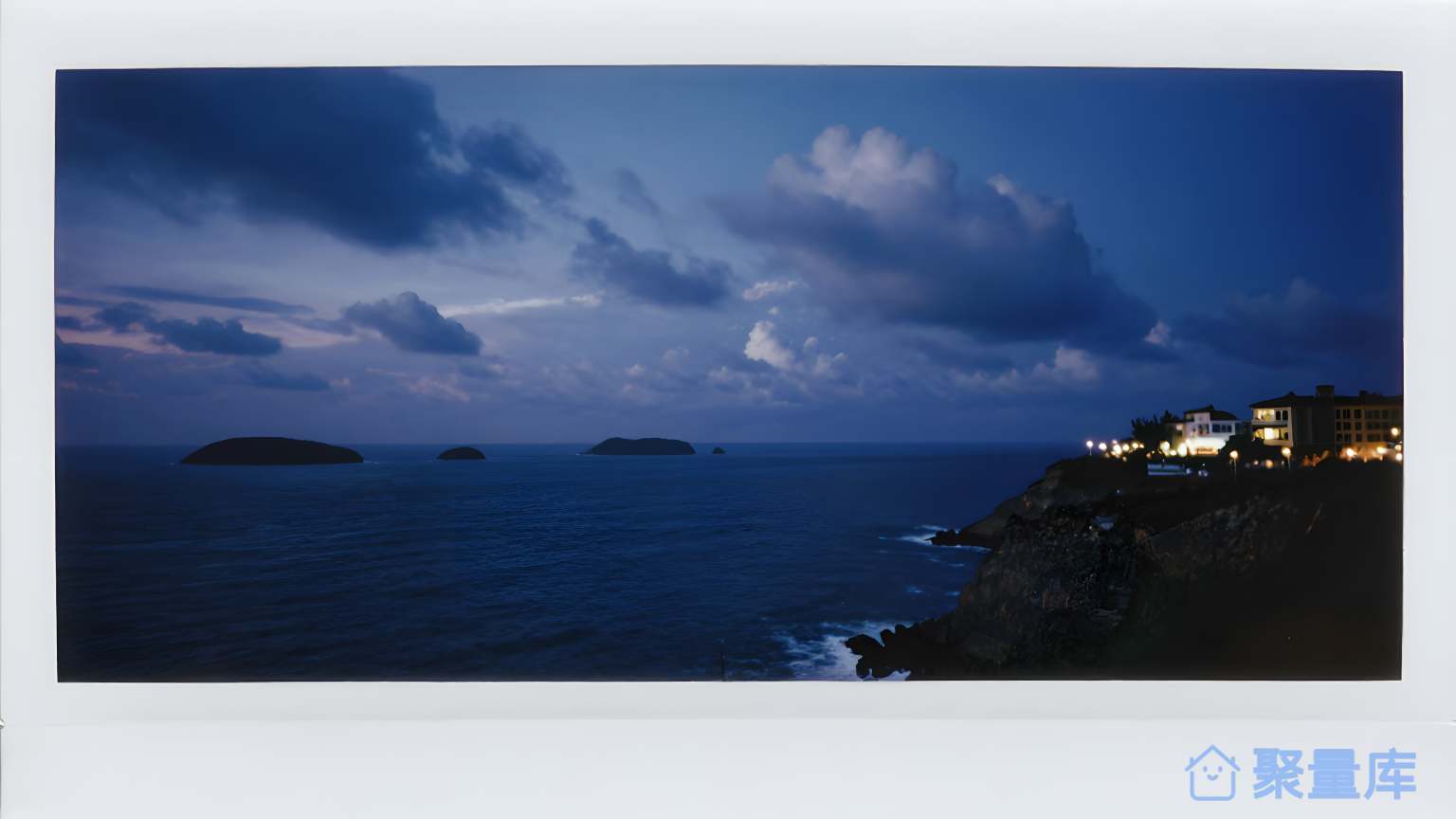 海边夜景 海边