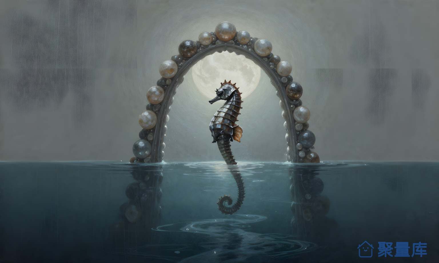 海马在珊珠隧道中游