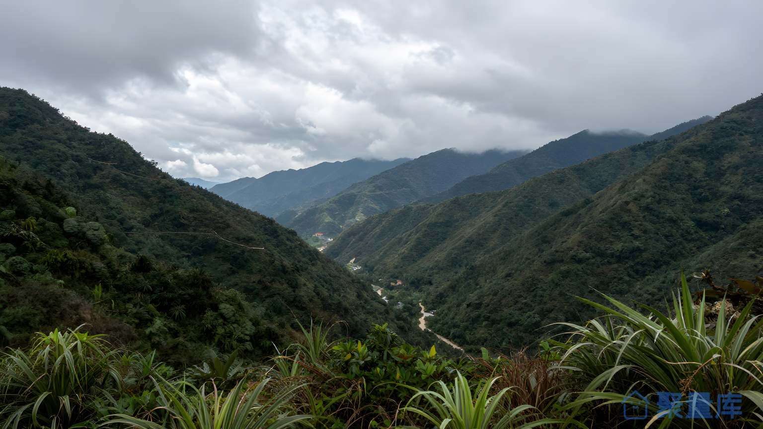 美丽山脉景观