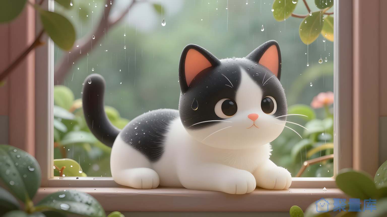 猫在窗口里看出去 猫 窗口