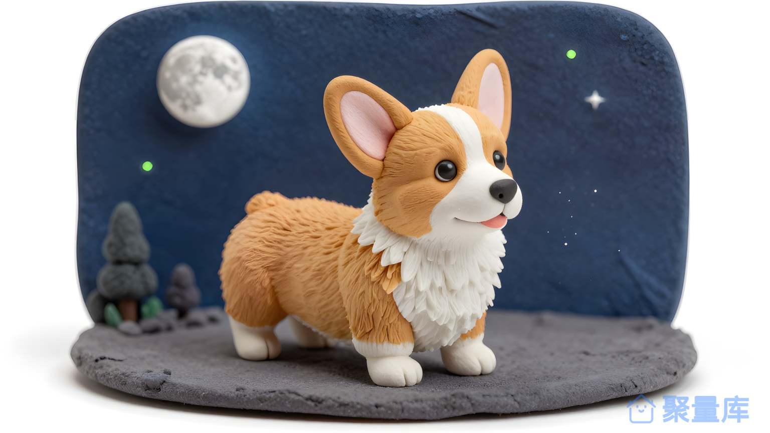 狐狗在月亮下