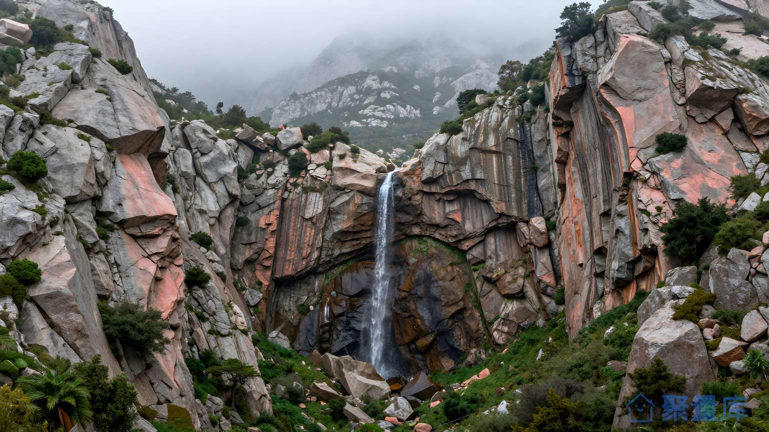美丽的山谷景观 壮观 自然风光