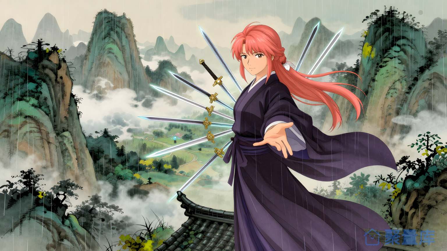 女武士在山间 女武士 武士