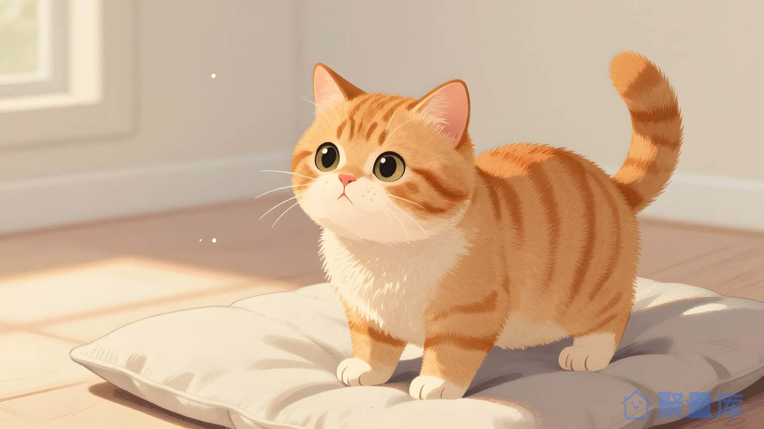 纯猫在沙发上