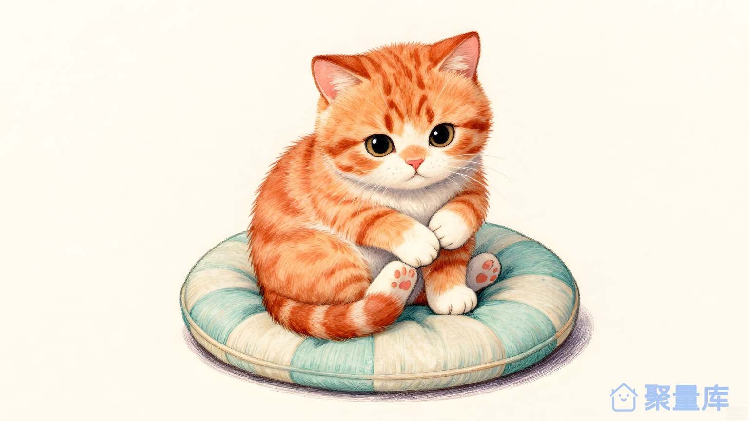 纯猫在垫上
