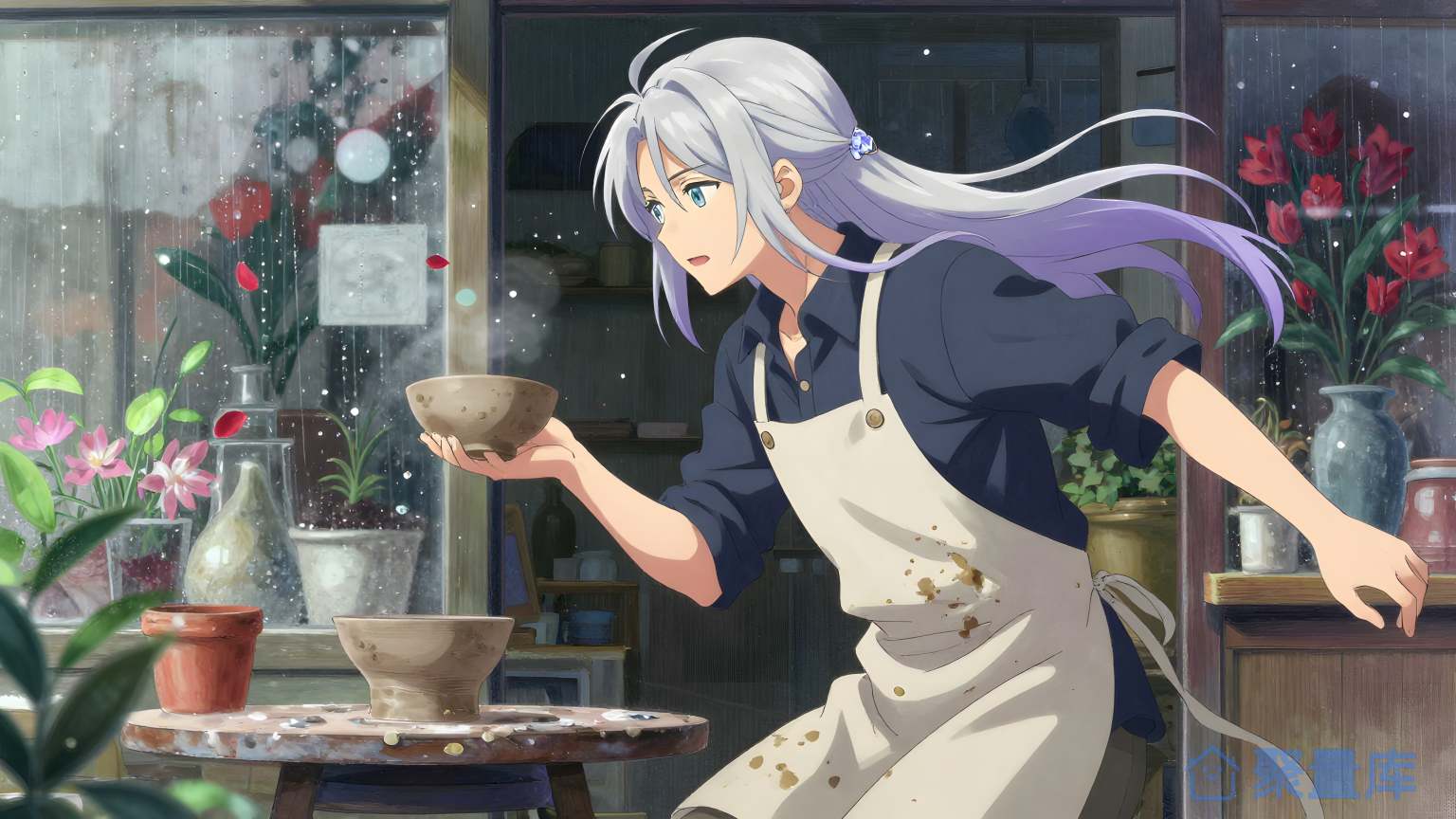烘焙师在工作